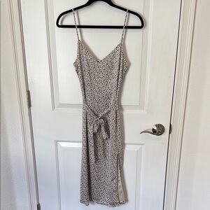 Abercrombie & Fitch Leopard Print Midi Dress
